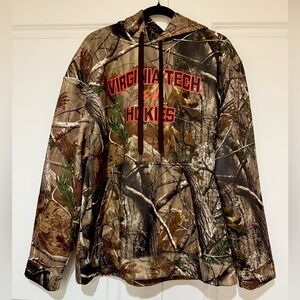 Under Armor Virginia Tech Hokies Realtree fleece Hoodie sz XL